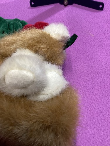 Boyds Bears NOELLA DEBEARVOIRE WITH HOLLY 8" With Tags Christmas Poinsettia Hats - Picture 20 of 20