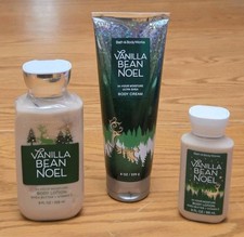 Bath Body Works Vanilla Bean Noel Hand body Cream 3PCS 2-New 1-80