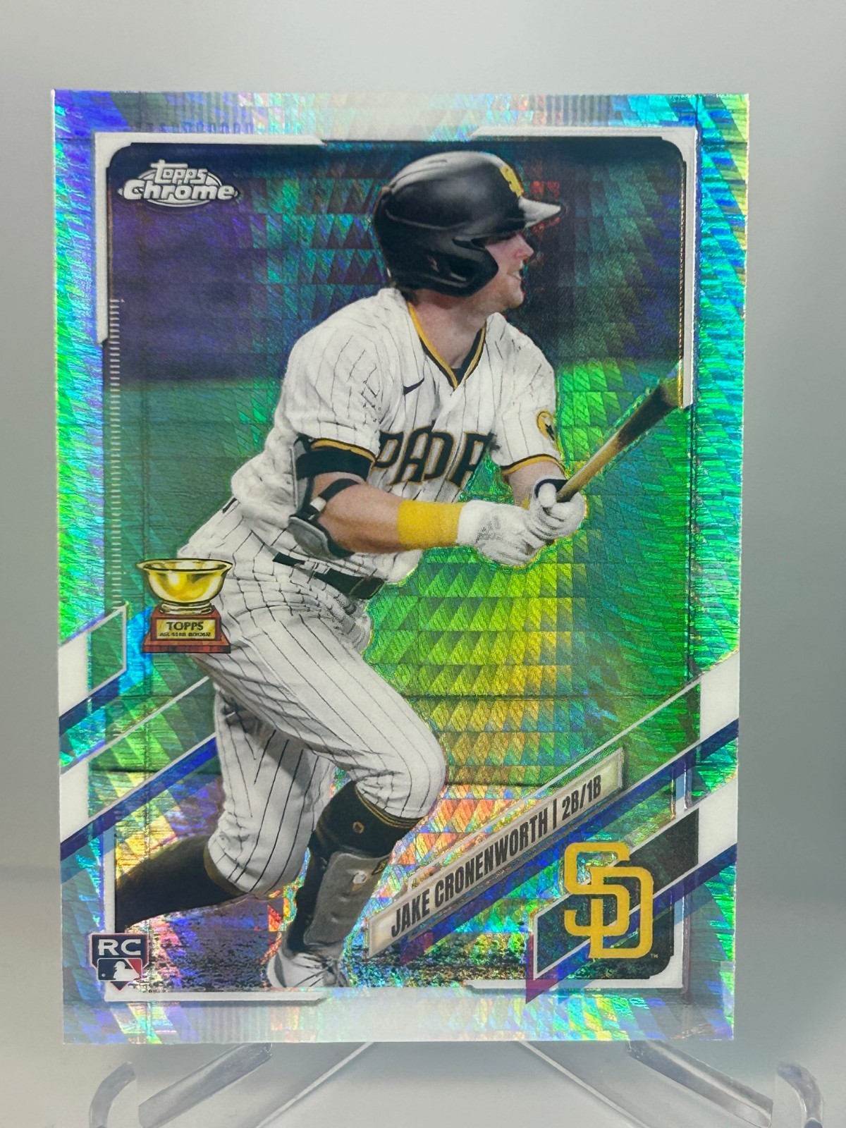 2021 Topps Chrome - Jake Cronenworth #49 Prism Refractor (RC)