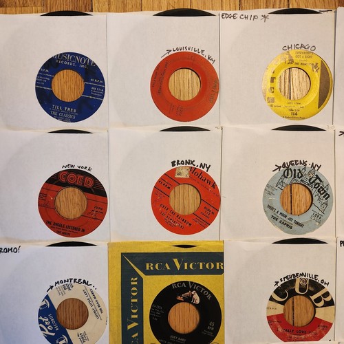1950s / 1960s Doo Wop Lot Of 20 - Originals And Repros - 20 45s In Lot #4 - Bild 2 von 5