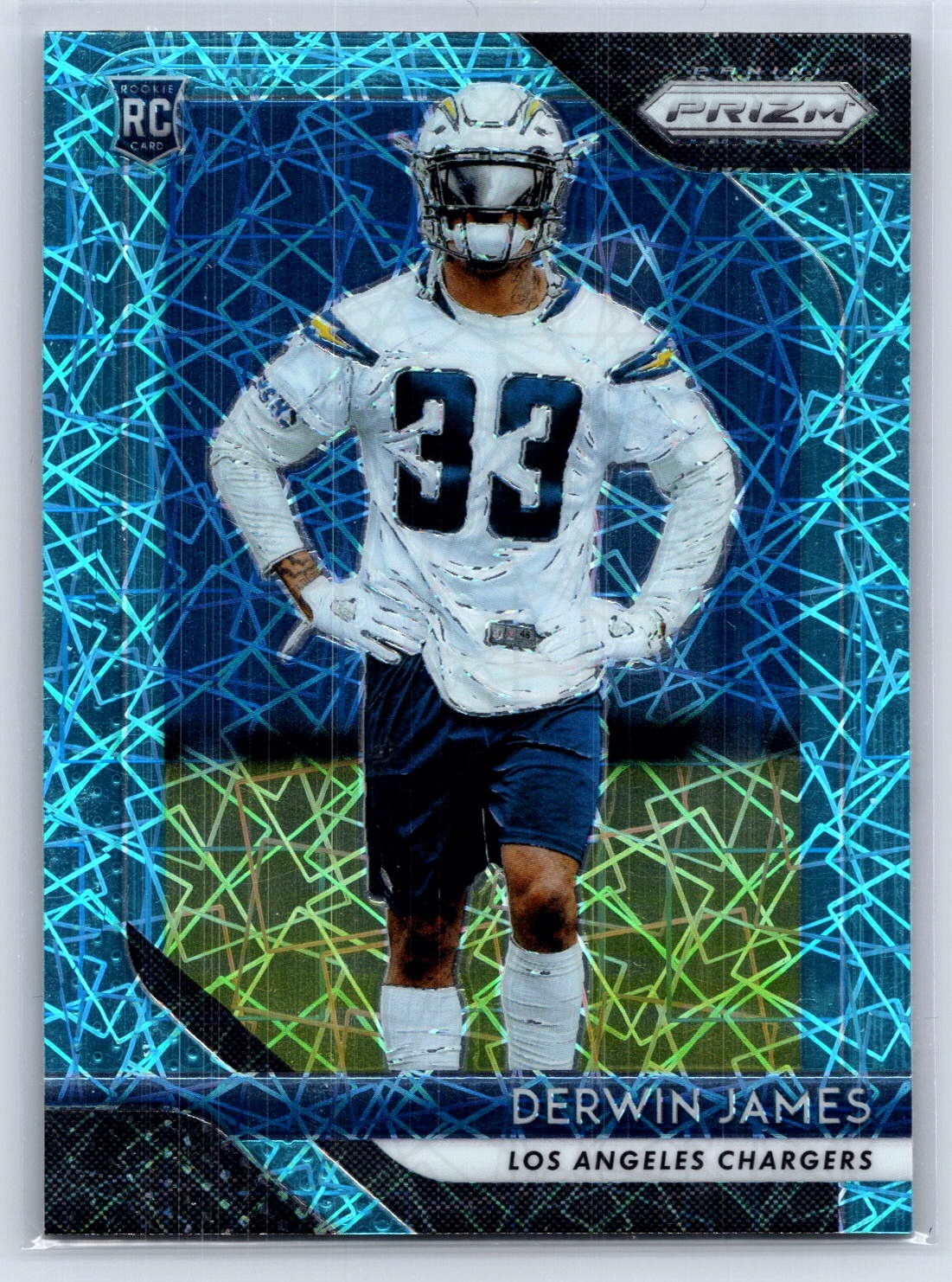 2018 Panini Prizm #248 Derwin James Prizm Lazer Rookie Card