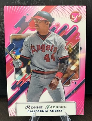 2025 Topps Pristine Reggie Jackson Los Angeles Angels #110 Pristine Pink 15/15