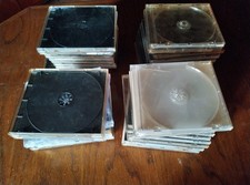 40 Stück DVD/CD-Hüllen Jewel Case, gebraucht, gut erhalten