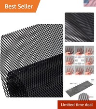 Durable 40x13 Black Aluminum Alloy Grill Mesh - Easy Install Customizable Durable 40x13 Black Aluminum Alloy Grill Mesh - Easy Install Customizable