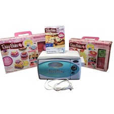 Vintage Hasbro Easy-Bake Ultimate Oven Teal White 35230 with new accessories