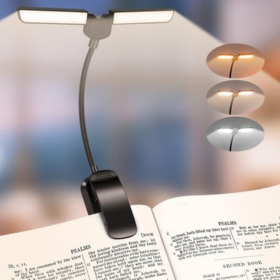 18 LED Book Light for Reading in Bed, 80 Hrs Lasting Rechargeable Reading Lig...