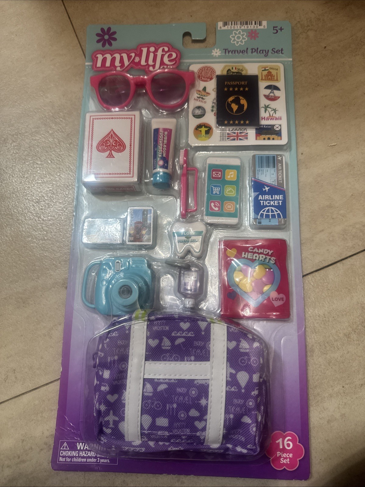 16 Piece Set Mini Kids Toy