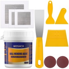 Drywall Repair Kit Wall Hole Patch Spackle Putty 8.5oz w Scraper Quick Fix