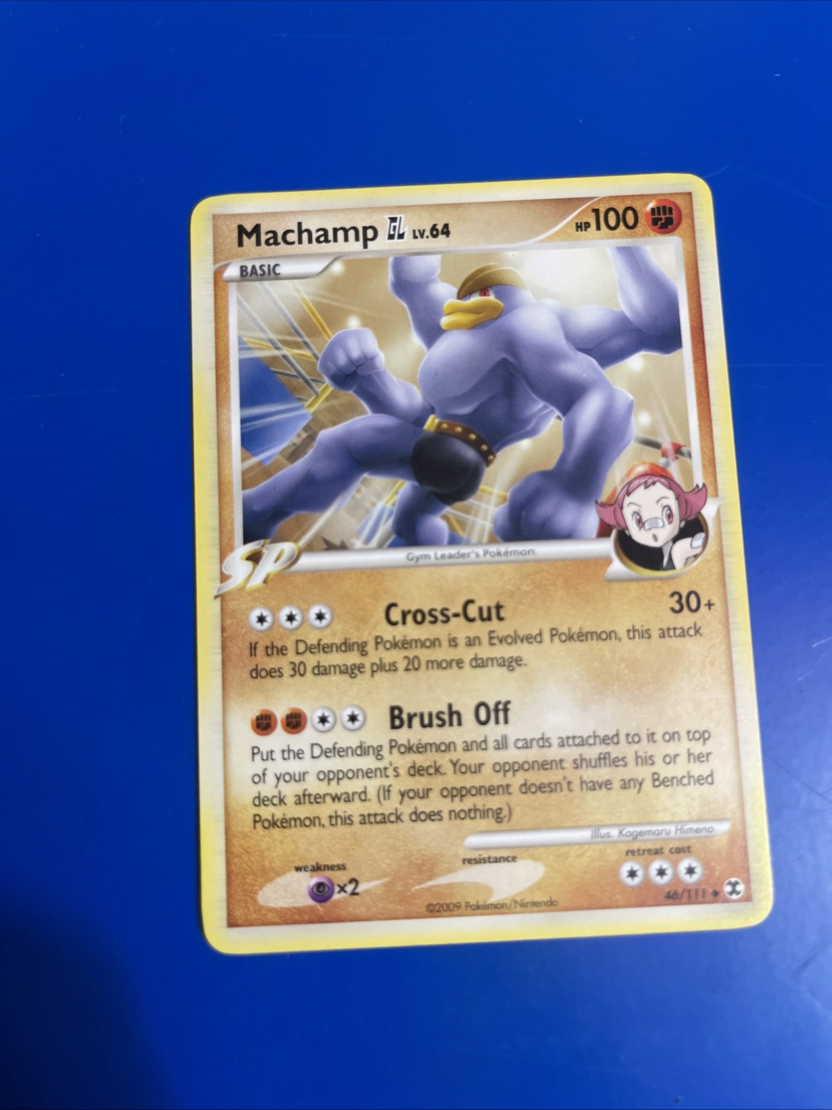 Pokemon Platinum Rising Rivals Single Card Uncommon Machamp GL 46/111