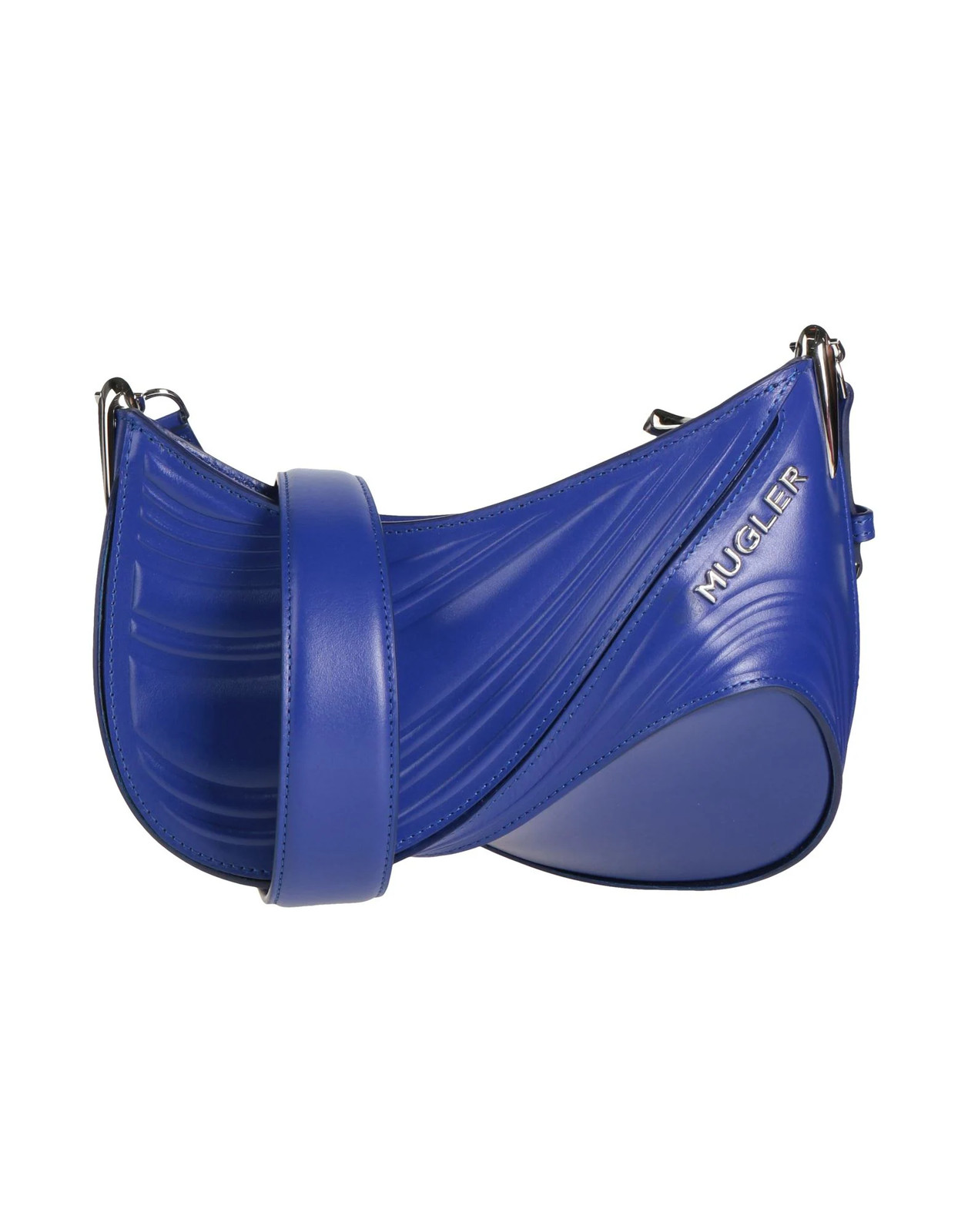 Mugler - Women - Leather Crossbody bag - Blue