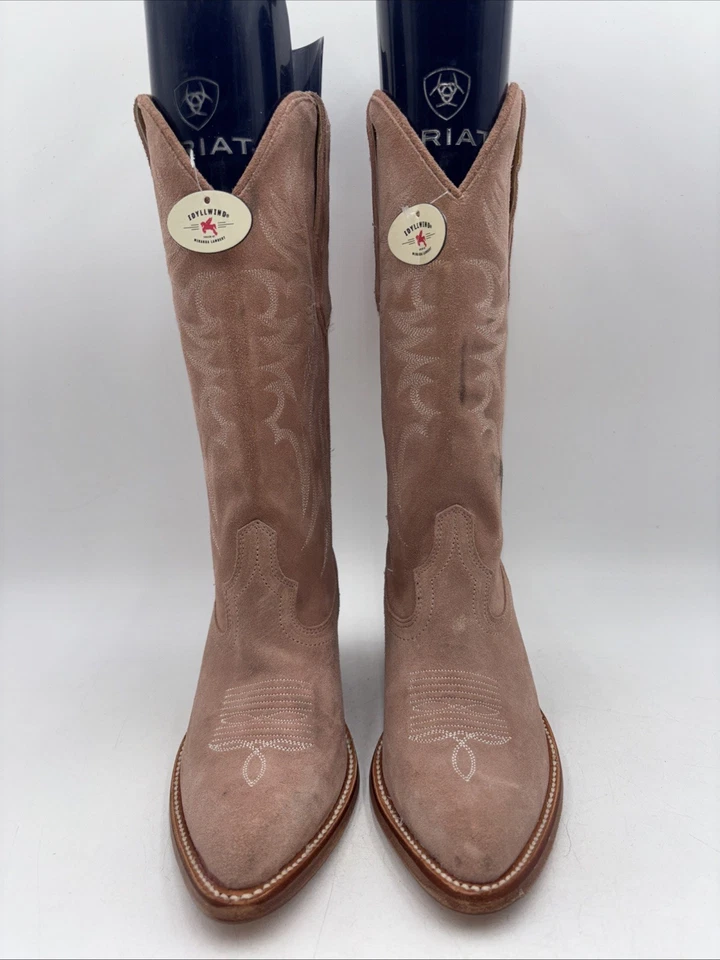 Botas occidentales IDYLLWIND para mujer Charmed Life punta rosa gamuza talla 7 B Foto 2 de 4