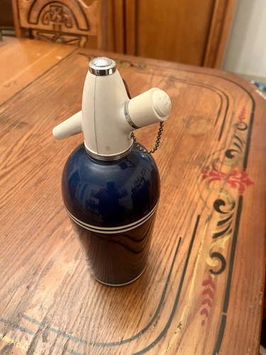 Vintage 1930’s Sparklets Brand Soda Siphon Bottle Bar Decor