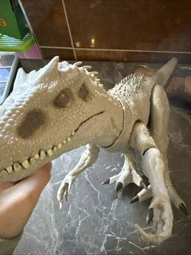 Jurassic World Indominus Rex Destroy 'N Devour & T-Rex Figures Untested - Picture 12 of 14