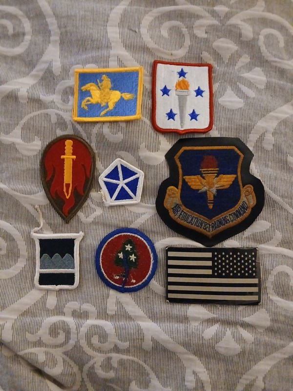 Assorted Miltary Patches Lot Of 8 Patches