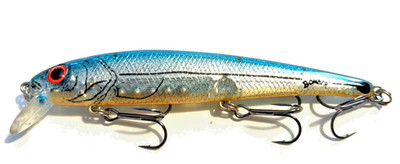 Bomber Long A Wobbler, Jerkbait, Kunstköder, 12 cm, Floating