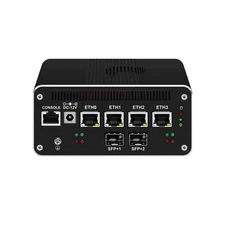 4xIntel i226-V U300E 1240P 8x2.5G LAN 2*SATA Firewall Appliance Mini PC Proxmox