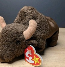 TY Plush Beanie Baby Roam the Buffalo w/Tag 1998