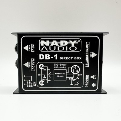 Nady Audio DB-1 Passive Direct Box  (CP1015293)