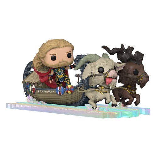 Thor: Love & Thunder Pop! Rides Super Deluxe Vinile Figura Thor & Goat Boat 13 C - Imagen 1 de 1