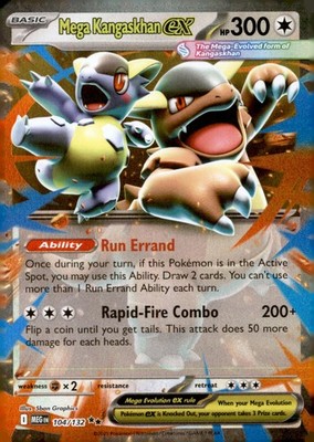 Mega Kangaskhan Ex 104/132 Mega Ecolution