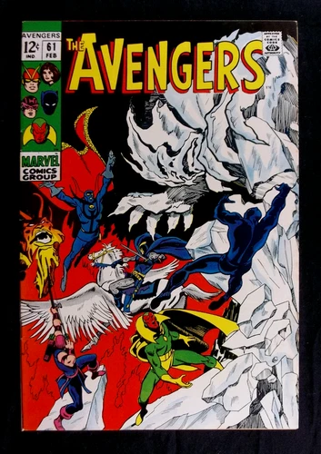 The Avengers #61 VF 8.0 Black Knight App. Vintage Marvel 1969