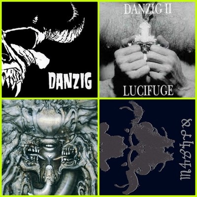 DANZIG 4 GUITAR TAB TABLATURE BOOK LOT MISFITS SAMHAIN METALLICA BLACK SABBATH
