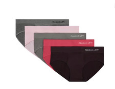 Briefs Multi Colors 5-Pack Seamless Hipster Women's XL 16 By Reebok