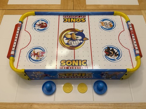 Sonic The Hedgehog Air Hockey Table Top Edition! Works!