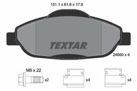 Bremsbelagsatz Vorne Bosch-System FüR Peugeot 3008 0U Van 308 CC 4B I 4A 07-16