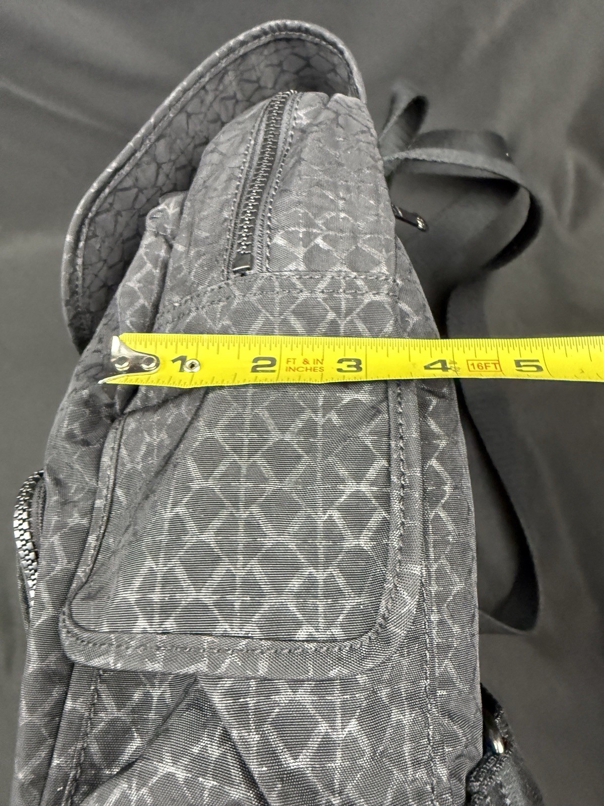 Kipling BlackNylon Mini Drawstring Backpack Front… - image 6