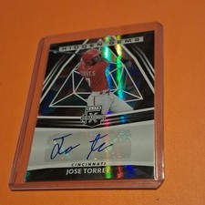 Panini Elite Extra Edition Hidden Gems Jose Torres HG-JT Autographed Holo Reds
