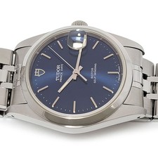 TUDOR 74000N Prince Date Blue Dial Automatic Stainless steel mens Boys 9