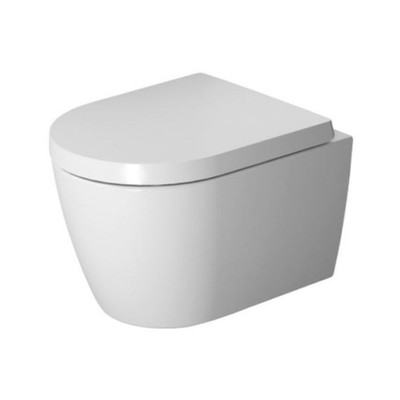 Duravit ME by Starck Wand-WC Compact Rimless Set 45300900A1  weiß, WC und