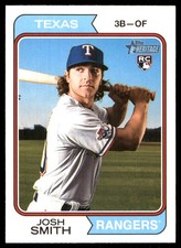 Josh Smith 2023 Topps Heritage #384 Rangers MLB READ FREE SHIPPING AutographDen