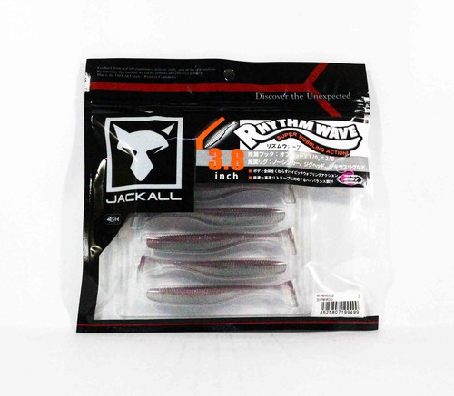 Leurre Souple Jackall Rhythm Wave 2.8 Pouces - Nh Smoke Wakasagi - Pour Le Black-bass