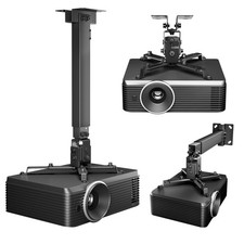 Projector Ceiling Mount with Extension Pole, Wall Ceiling Adjustable Bracket ...