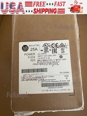 25A-D2P3N104 /B AB PowerFlex 523 AC Drive Spot Goods Fast Shipping