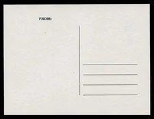 SCOTT #CVUX3-12, UPSS # PB3a1, VARIETY PSE104 - FROM: - NO STAMP