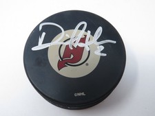 David Hale Autographed Signed New Jersey Devils InGlasCo Hockey Puck