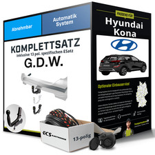 Anhängerkupplung abnehmbar für HYUNDAI Kona +E-Satz NEU