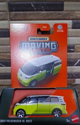 2025 MATCHBOX MOVING PARTS 2024 VOLKSWAGEN ID BUZZ YELLOW OPENING DOOR  
