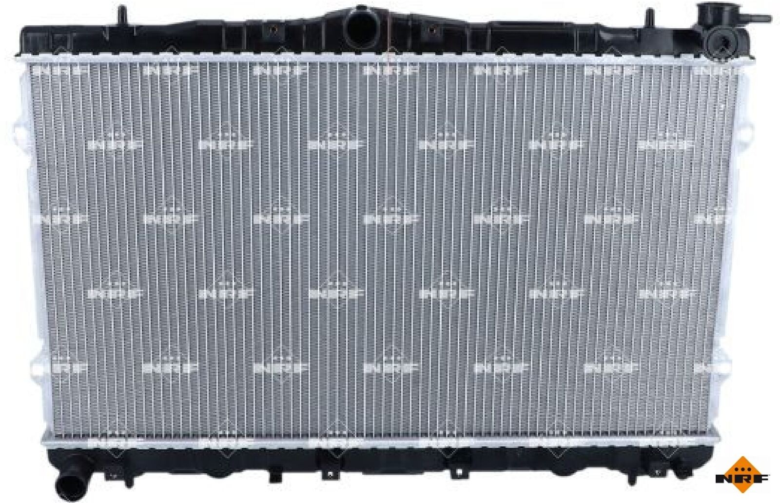 Kühler, Motorkühlung Kühlrippen gelötet 53504 NRF für HYUNDAI LANTRA II COUPE I - Bild 3