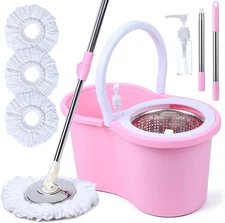 Mop and Bucket Set(Pink)