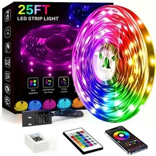 100ft Led Strip Lights Smart Light With App Remote Control Rgb Led Lights For