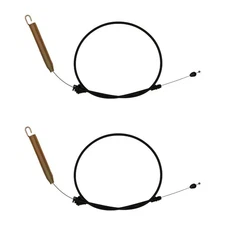 (2) Clutch Cables Fits Husqvarna Fits Poulan Fits Sears Fits Craftsman 532193235