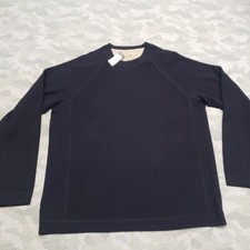 Eddie Bauer Sweatshirt Mens XL Blue Pullover Long Sleeve NWT