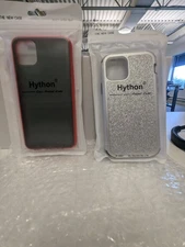 Hython Cell Phone Case Iphone 11 Pro - 2 Pak Bundle - Red and Silver