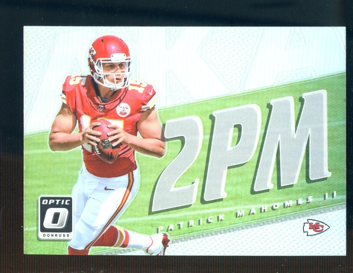 2017 Donruss Optic AKA #30 Patrick Mahomes II Kansas City Chiefs RC Rookie