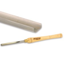 High Speed Steel, 1/2" Spindle Gouge (1/2" Flute)HTT-112 Hurricane Turning Tools