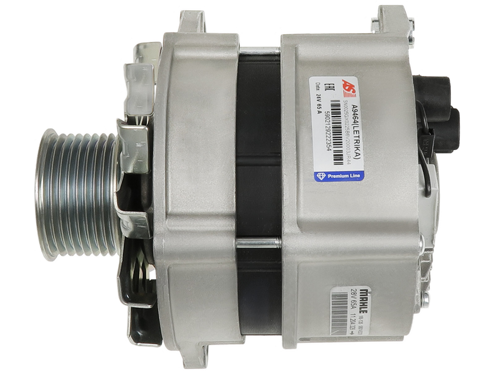 Brand New LETRIKA Alternator 24V 65A w/AP OE MG487 L185mm OD55mm PL_9105